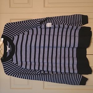 Time and Tru Striped Crew Sweater